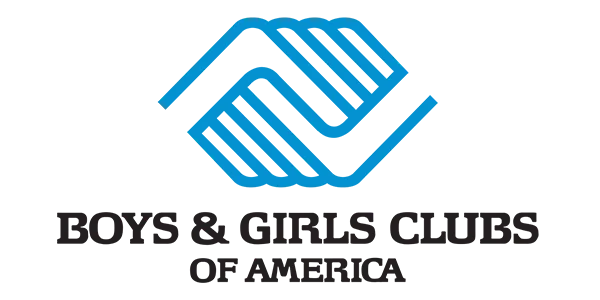 The logo for the Boys & Girls Clubs of America, two stylized clasped hands outlined in blue.